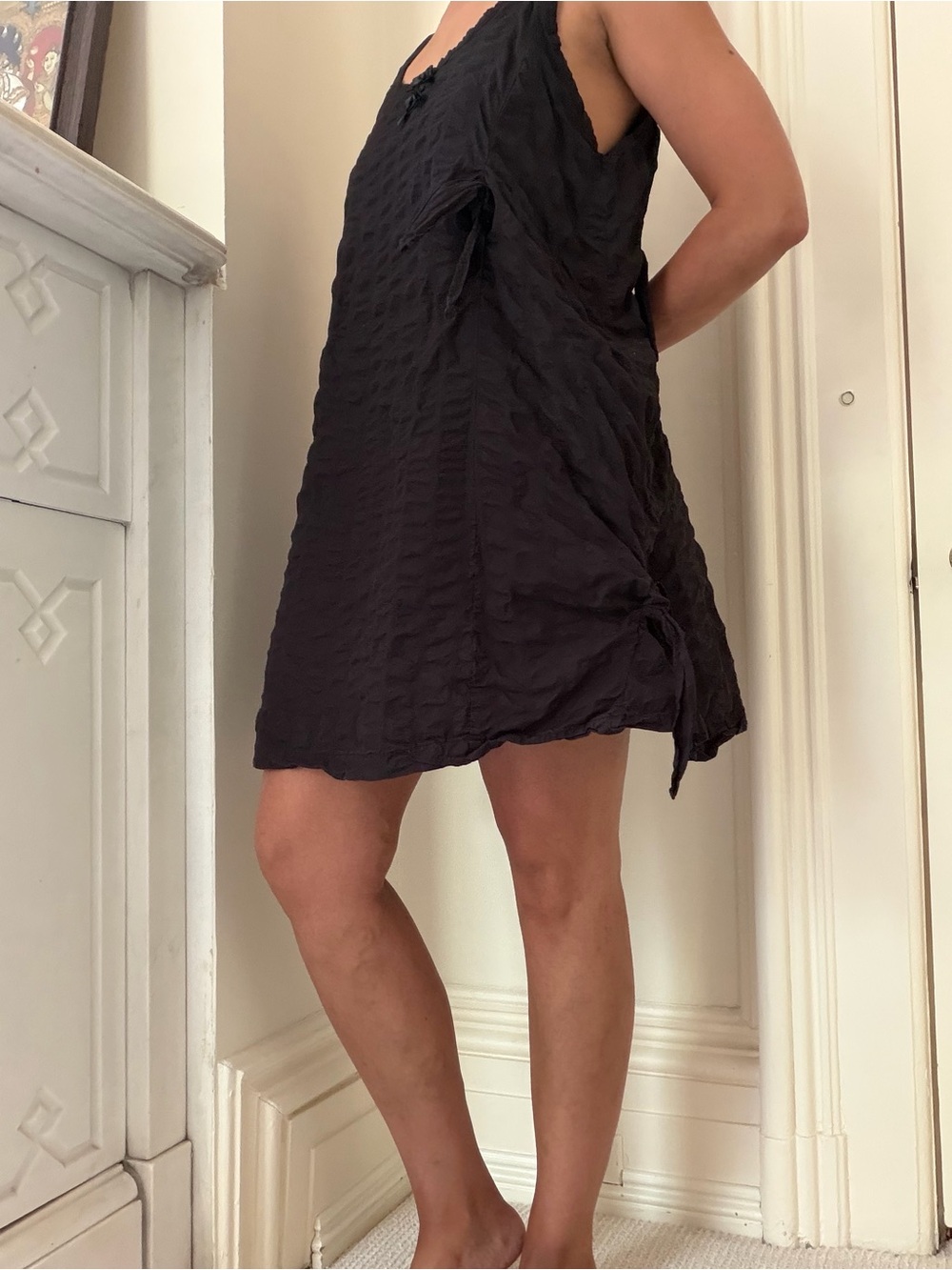 KkCo knotted cotton slip dress